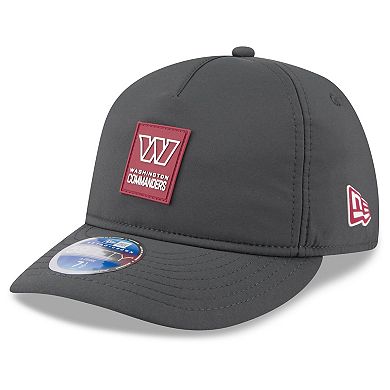 Men's New Era Charcoal Washington Commanders 2025 Sideline Cold Weather Retro Crown 59FIFTY Fitted Hat