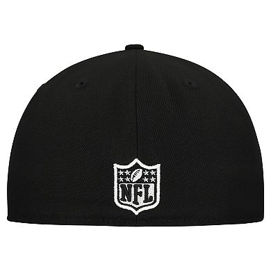 Men's New Era Black Dallas Cowboys Tri-Hit 59FIFTY Fitted Hat