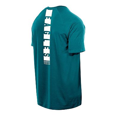 Men's New Era Midnight Green Philadelphia Eagles Functional Fandom Reflective T-Shirt