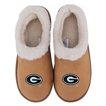 Women's ZooZatz Georgia Bulldogs Teagan Faux Fur Slippers