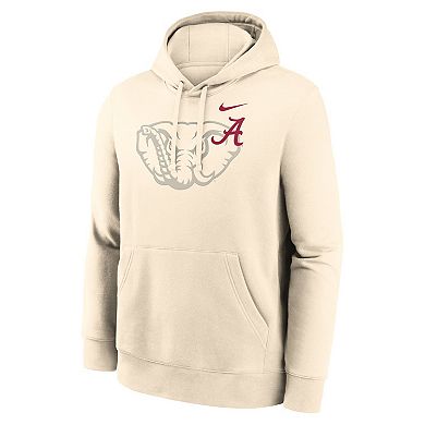 Men's Nike Cream Alabama Crimson Tide Campus Shadow Hoodie