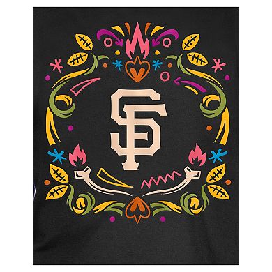 Youth New Era Black San Francisco Giants Día de los Muertos T-Shirt