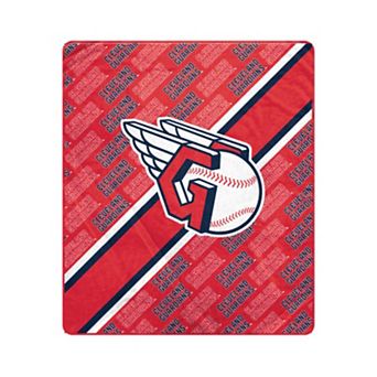 Pegasus Cleveland Guardians 50" x 60" Diagonal Lined Wordmark Ultra Soft Blanket