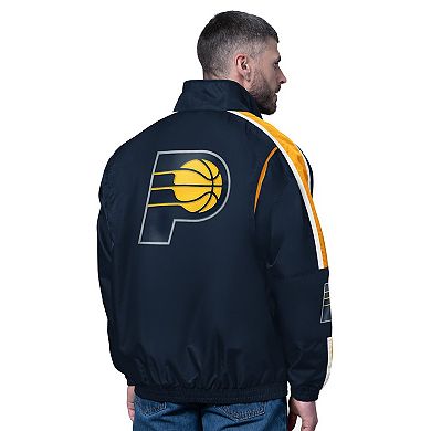 Men's Starter Navy Indiana Pacers Freestyle Lightweight Full-Zip Jacket