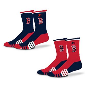 Unisex Starter Navy/Red Boston Red Sox Breakaway Crew Sock 2 Pack