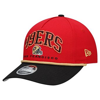 Preschool New Era Scarlet/Gold San Francisco 49ers Arch COOLERA 9FORTY A-Frame M-Crown Adjustable Hat