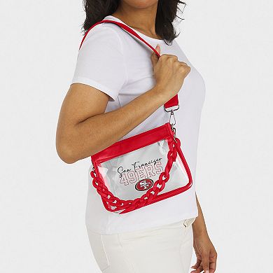 WEAR by Erin Andrews San Francisco 49ers Plastic Chain Mini Crossbody