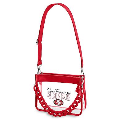 WEAR by Erin Andrews San Francisco 49ers Plastic Chain Mini Crossbody