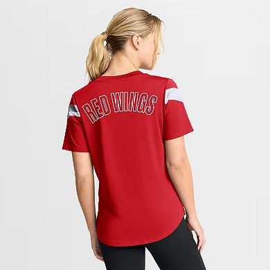 Women's Fanatics Red Detroit Red Wings Offside Athena T-Shirt