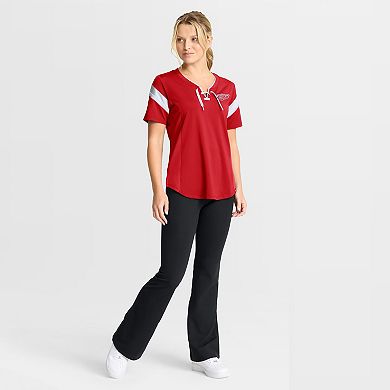 Women's Fanatics Red Detroit Red Wings Offside Athena T-Shirt
