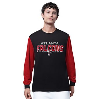 Men's Starter Black Atlanta Falcons Thursday Night Gridiron Long Sleeve T-Shirt