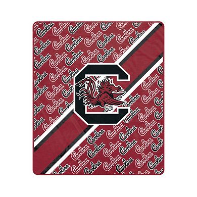 Pegasus South Carolina Gamecocks 50" x 60" Diagonal Lined Wordmark Ultra Soft Blanket