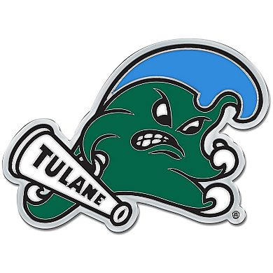 WinCraft Tulane Green Wave Colored Chrome Auto Emblem
