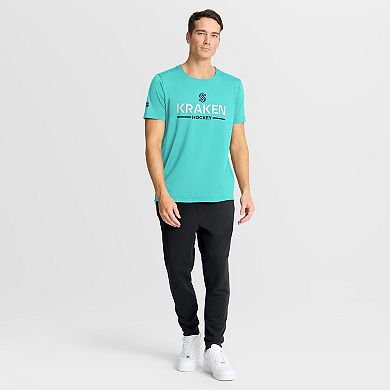 Men's Fanatics Light Blue Seattle Kraken Authentic Pro Rink Tech T-Shirt