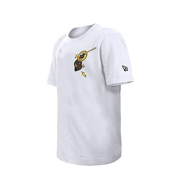Youth New Era White San Diego Padres Stars & Cap T-Shirt