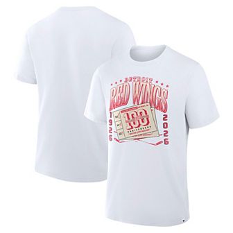 Men's Fanatics White Detroit Red Wings Centennial Legacy T-Shirt