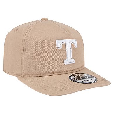 Men's New Era Light Beige Texas Rangers Cam 19TWENTY Adjustable Hat