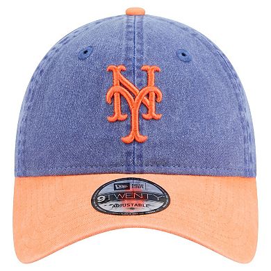 Men's New Era Blue/Orange New York Mets Select 9TWENTY Adjustable Hat