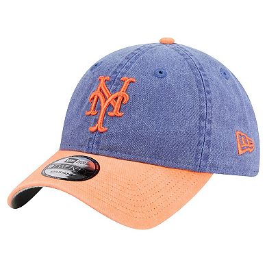 Men's New Era Blue/Orange New York Mets Select 9TWENTY Adjustable Hat