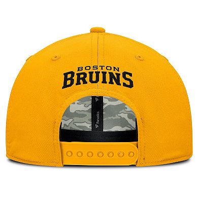 Men's Fanatics Gold Boston Bruins Homage Adjustable Hat