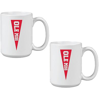 Ole Miss Rebels Two Pack 15oz. Vault Sketch Ceramic Mug Set