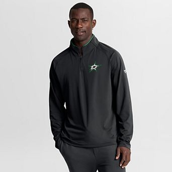 Men's Fanatics Black Dallas Stars Authentic Pro Rink Training Quarter-Zip Pullover