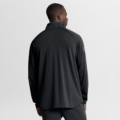 Men's Fanatics Black Dallas Stars Authentic Pro Rink Training Quarter-Zip Pullover