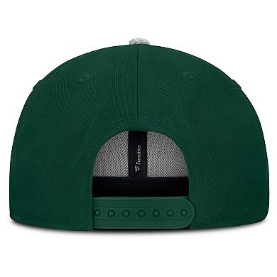 Men's Fanatics Green Minnesota Wild Fundamentals Loden Snapback Hat
