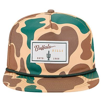 Men's New Era Camo Buffalo Bills Duck Rope 19TWENTY Adjustable Hat
