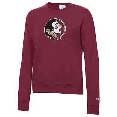 Women's Champion Garnet Florida State Seminoles Powerblend Sweatshirt