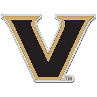 WinCraft Vanderbilt Commodores Colored Chrome Auto Emblem