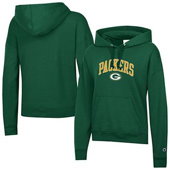 Women's Champion Green Green Bay Packers Powerblend Hoodie