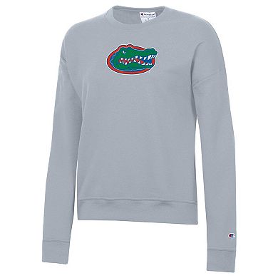 Women's Champion Gray Florida Gators Powerblend Sweatshirt