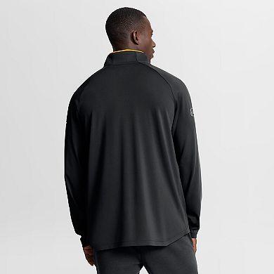 Men's Fanatics Black Pittsburgh Penguins Authentic Pro Rink Training Quarter-Zip Pullover