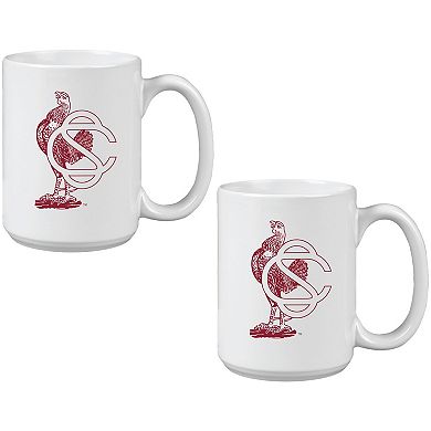 South Carolina Gamecocks Two Pack 15oz. Vault Sketch Ceramic Mug Set