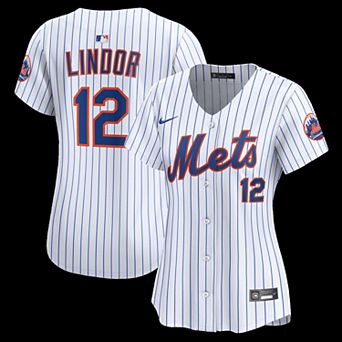 Women's Nike Francisco Lindor White New York Mets Home Limited Jersey