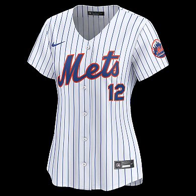 Women's Nike Francisco Lindor White New York Mets Home Limited Jersey