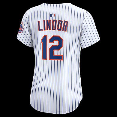 Women's Nike Francisco Lindor White New York Mets Home Limited Jersey