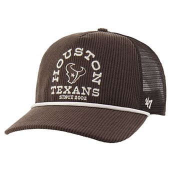 Men's '47 Brown Houston Texans Ranchurro Hitch Adjustable Trucker Hat