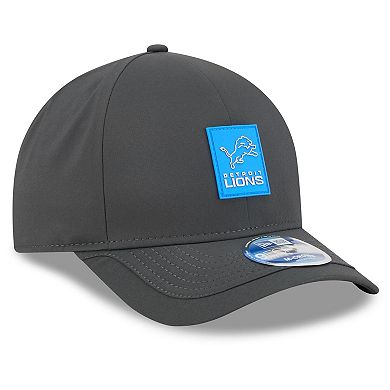Men's New Era Charcoal Detroit Lions 2025 Sideline Cold Weather 9FORTY M-Crown Adjustable Hat