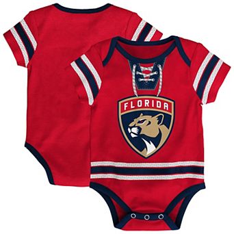 Infant Outerstuff Red Florida Panthers Hockey Jersey Bodysuit