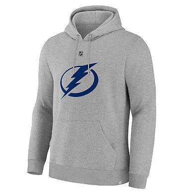 Men's Fanatics Nikita Kucherov Steel Tampa Bay Lightning Authentic Stack Name & Number Hoodie