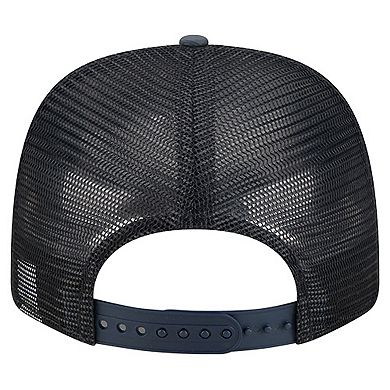 Men's New Era Denim/Navy Cleveland Guardians Aztec Denim 9SEVENTY Adjustable Hat