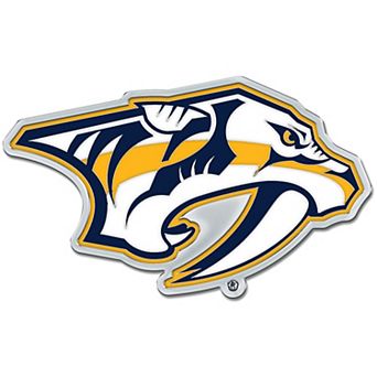 WinCraft Nashville Predators Colored Chrome Auto Emblem
