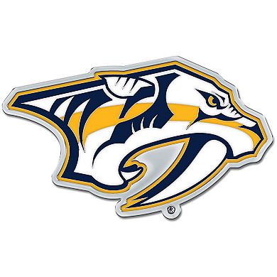 WinCraft Nashville Predators Colored Chrome Auto Emblem