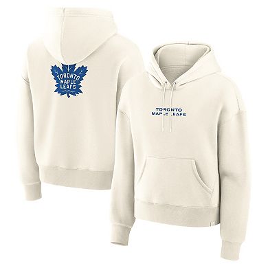 Women's Fanatics Cream Toronto Maple Leafs Neutral Zone Legacy Hoodie