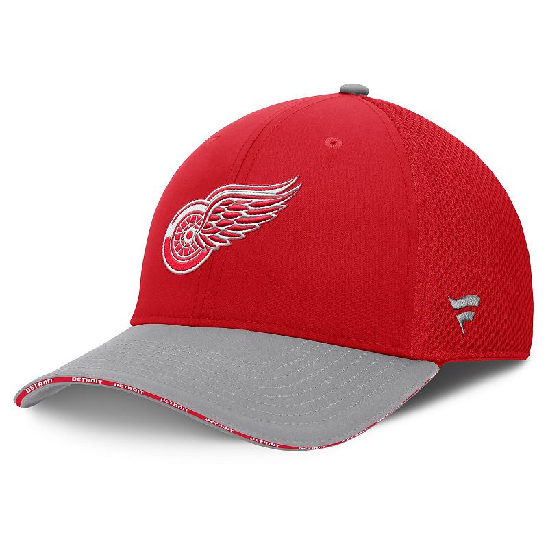 Men's Fanatics Red Detroit Red Wings Fundamentals Span Flex Hat,