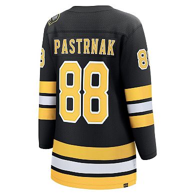 Women's Fanatics David Pastrnak Black Boston Bruins Home Breakaway Player Jersey