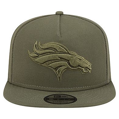Youth New Era Olive Denver Broncos Color Pack A-Frame 9FIFTY Snapback Hat
