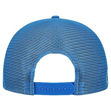 Men's New Era Cream/Powder Blue Los Angeles Chargers Cutout A-Frame 9FIFTY Snapback Hat